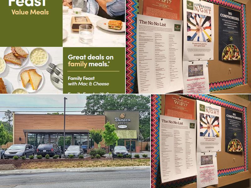 Panera Bread Menu