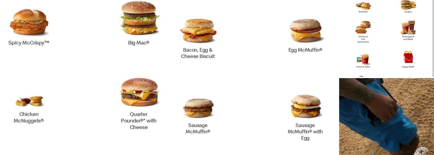 McDonald's Menu