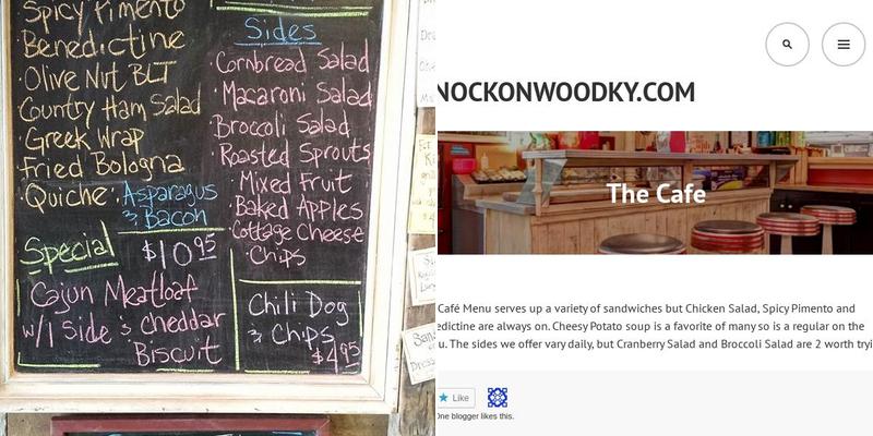 Knock On Wood Menu