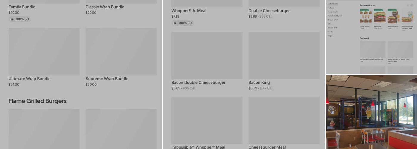 Burger King Menu