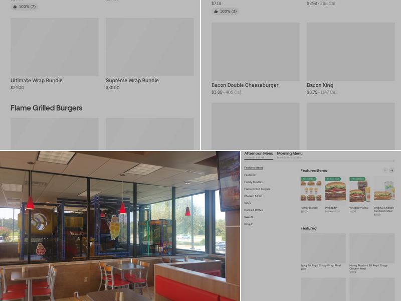 Burger King Menu