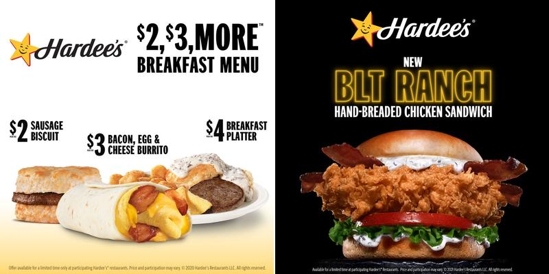 Hardee's Menu