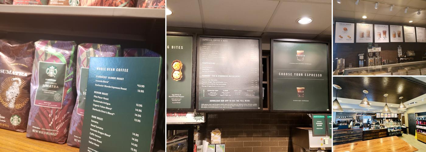 Starbucks Menu