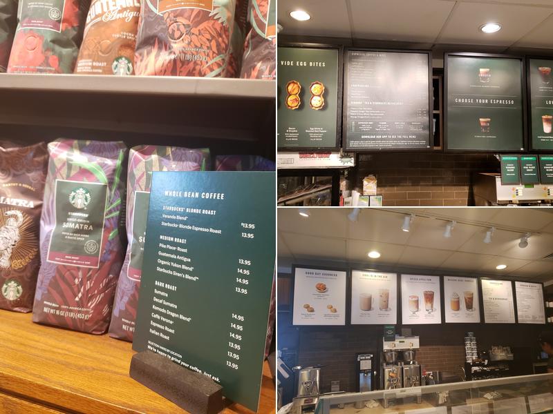 Starbucks Menu
