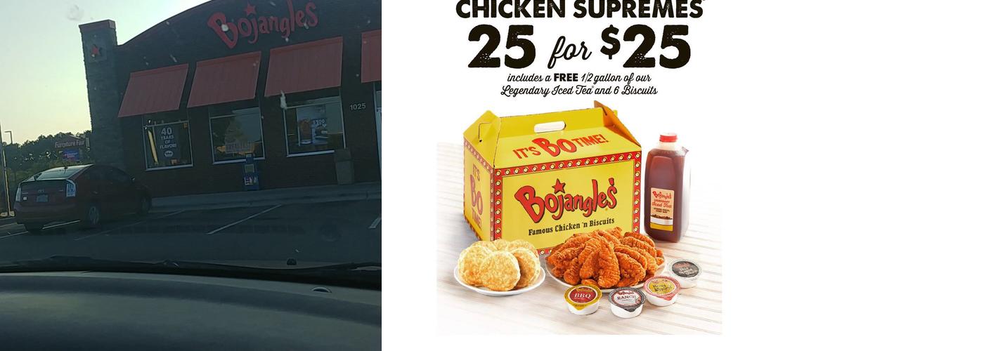 Bojangles Menu