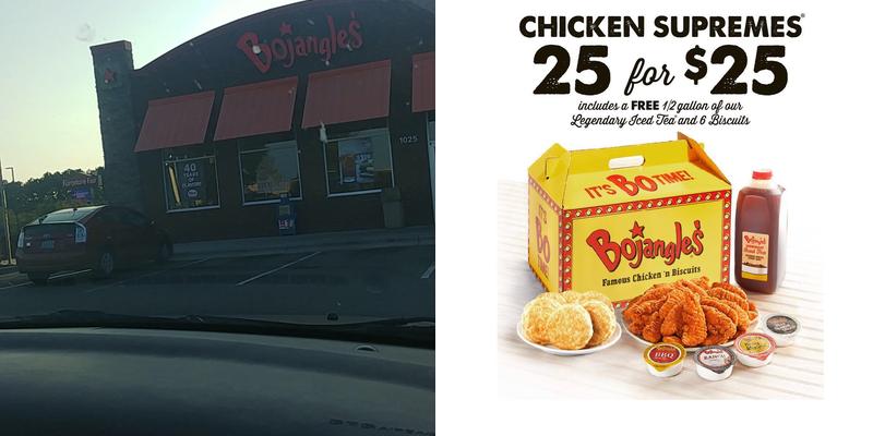 Bojangles Menu