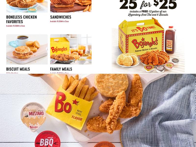 Bojangles Menu