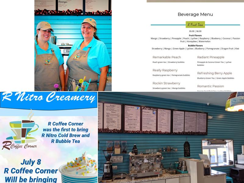 R Coffee Corner Menu