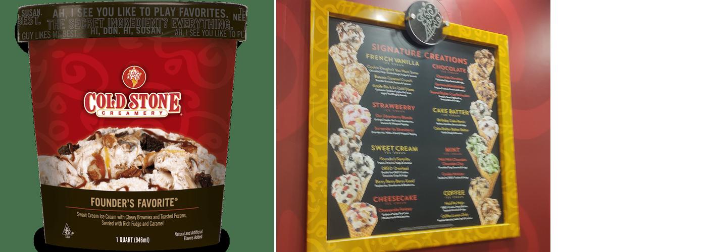 Cold Stone Creamery Menu