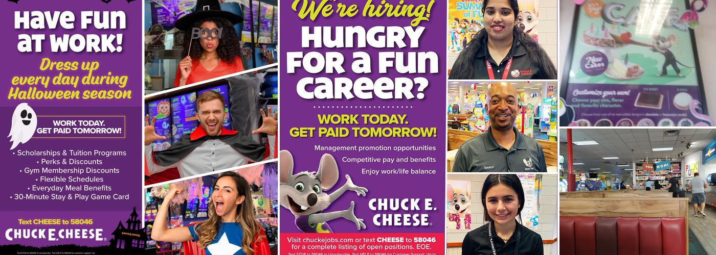 Chuck E. Cheese Menu