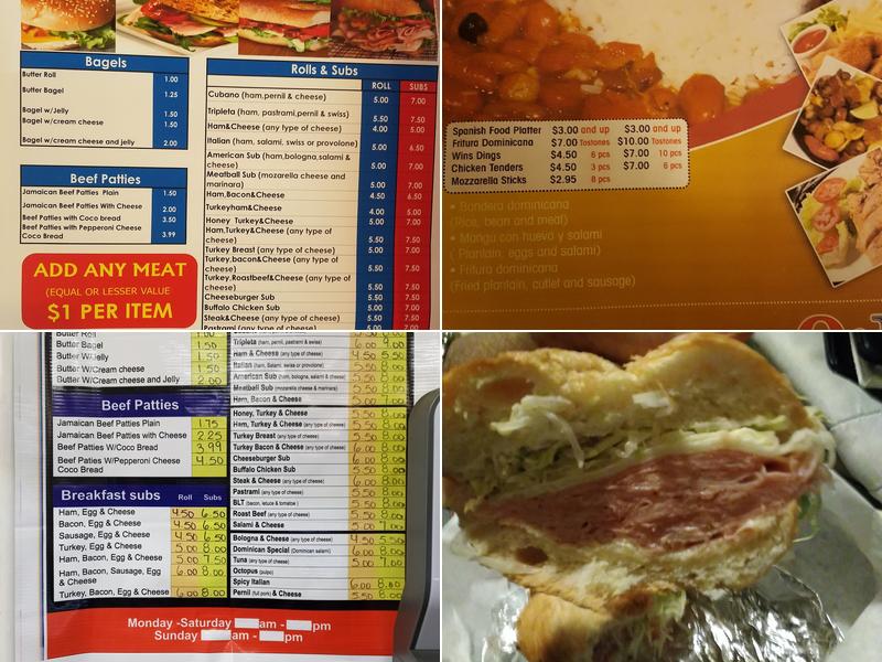O & J Deli & Grocery Menu