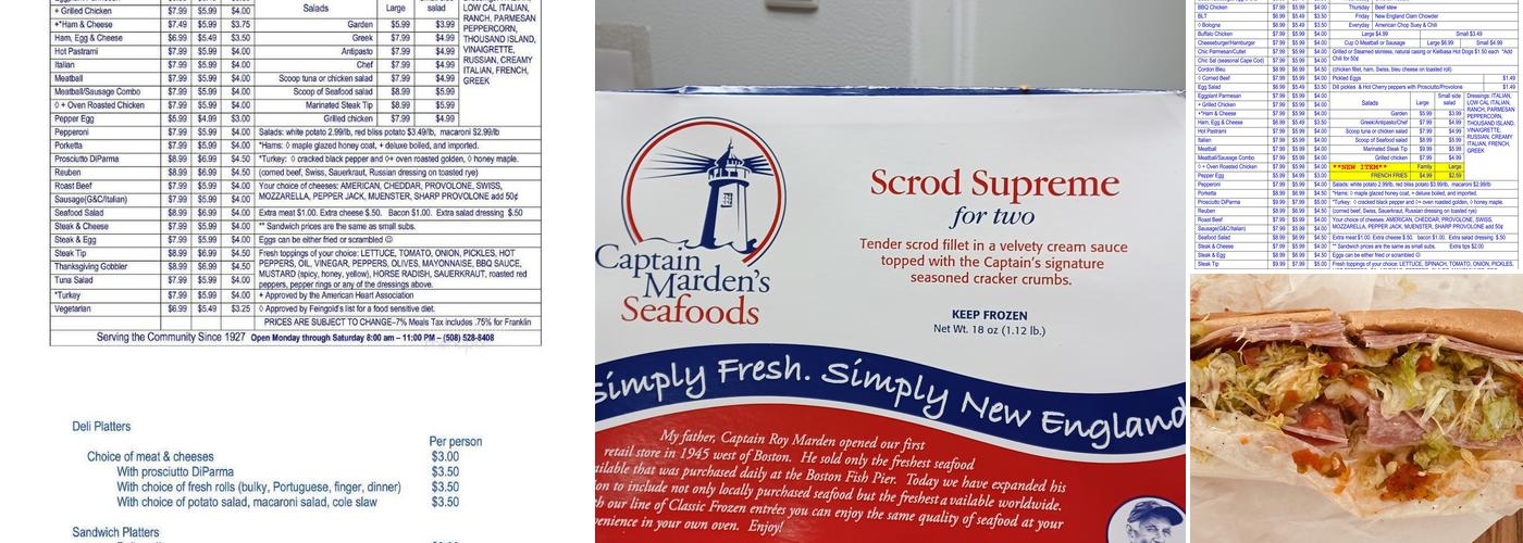 Devita's Market Menu