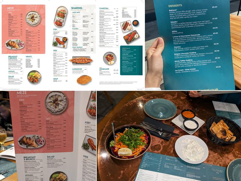 Gokyuzu Restaurant Finchley Menu