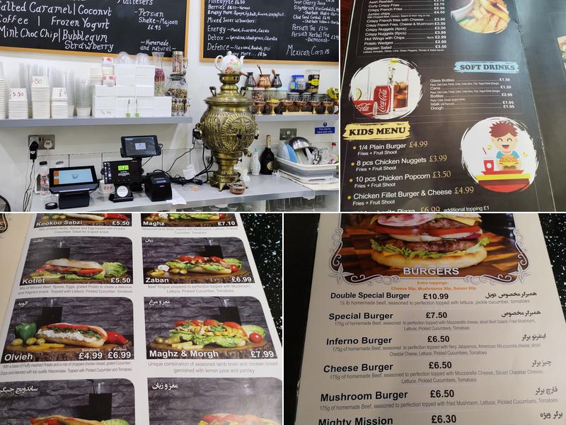 Caspian Lounge (North Finchley) Menu