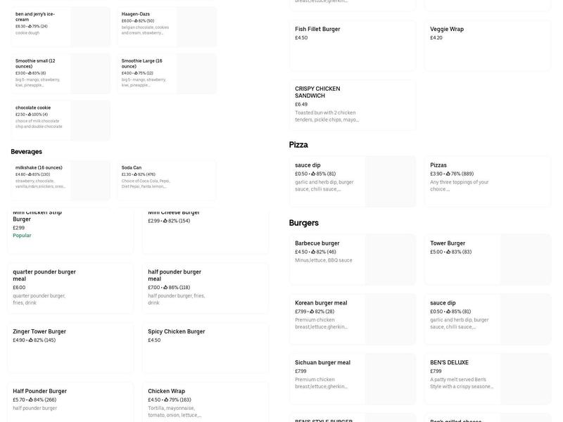 Chick Inn Village Menu