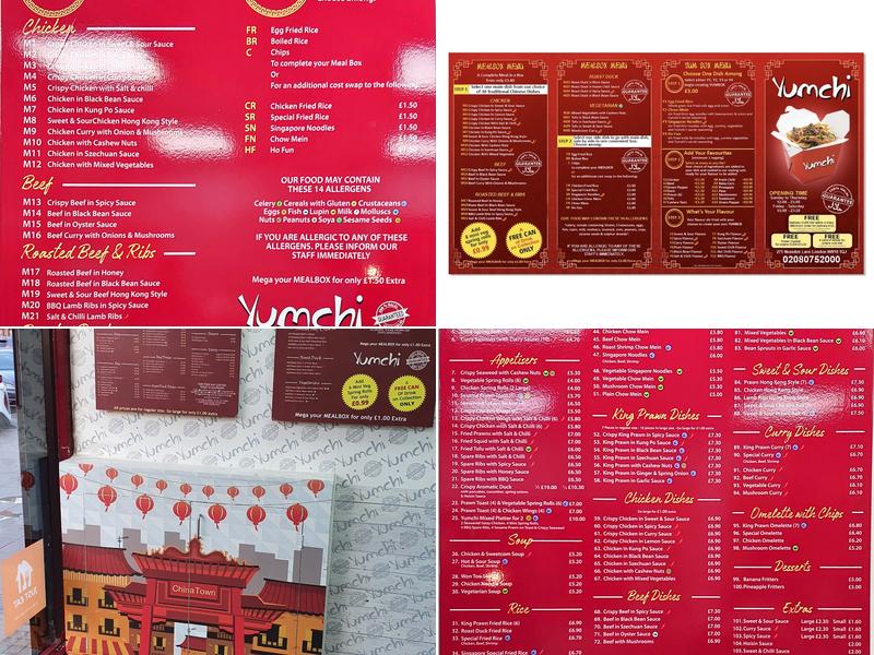 Yumchi (Neasden) Menu