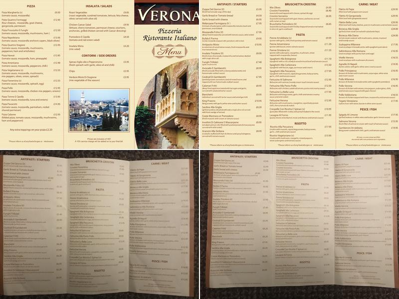 Verona Menu