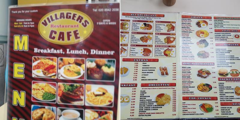 The Crown Coffee House Menu