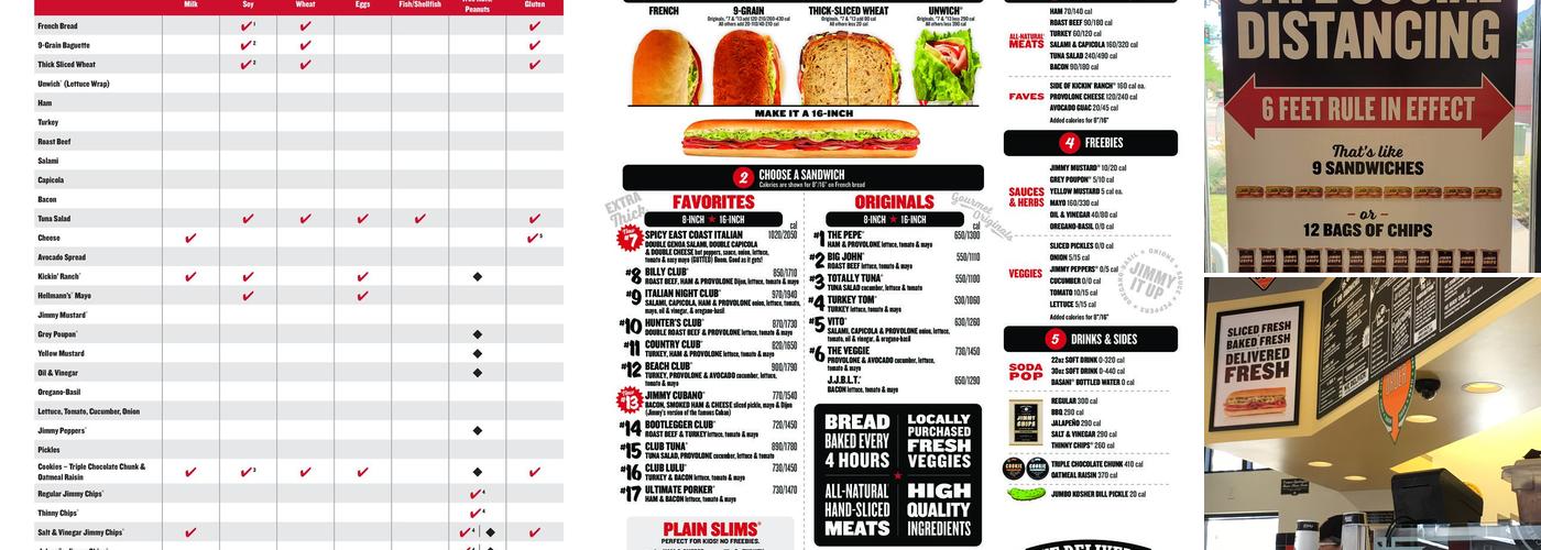 Jimmy John's Menu