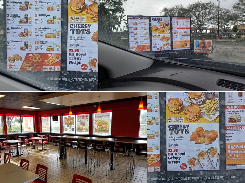 Burger King Menu