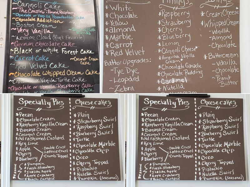 Special T Cakes & Desserts Inc Menu