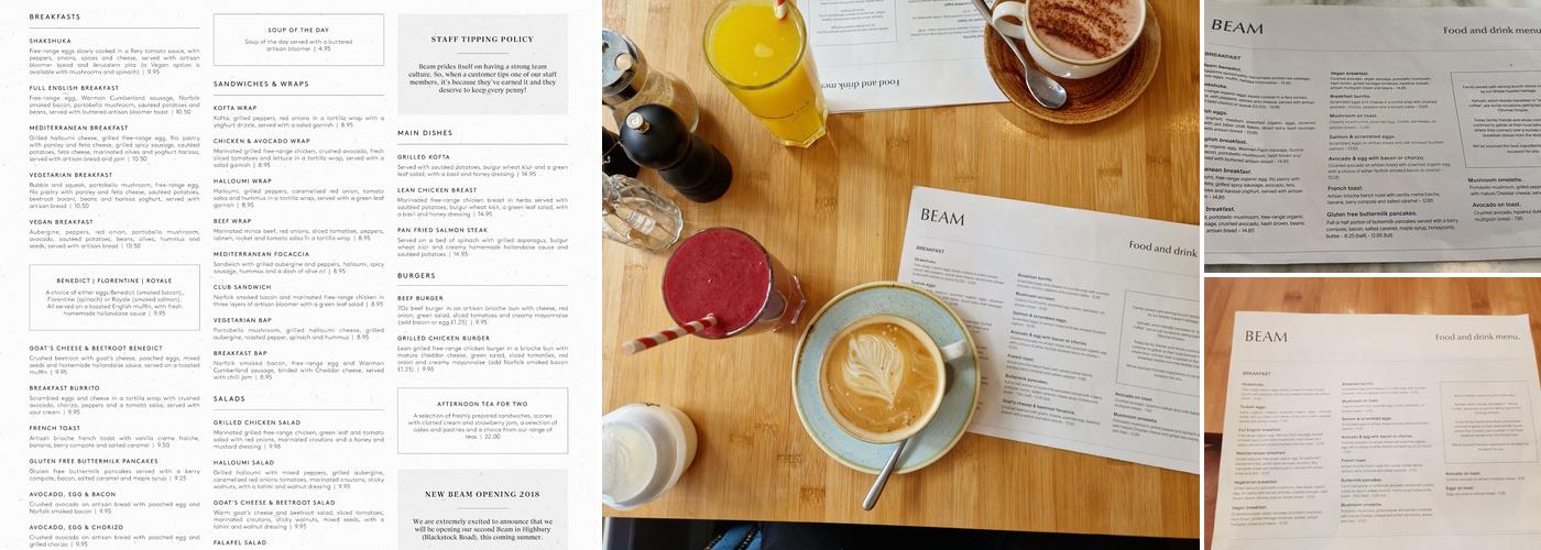 Beam Menu