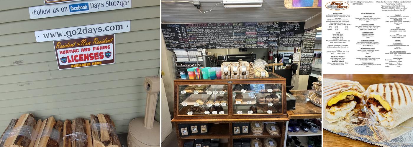 Day's Store Inc. Menu