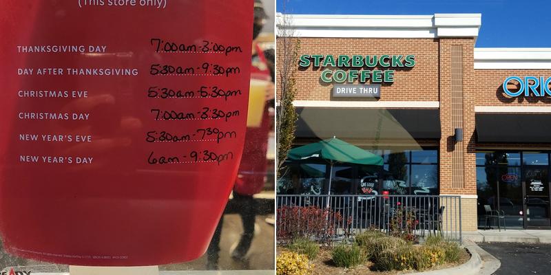 Starbucks Coffee Company Menu