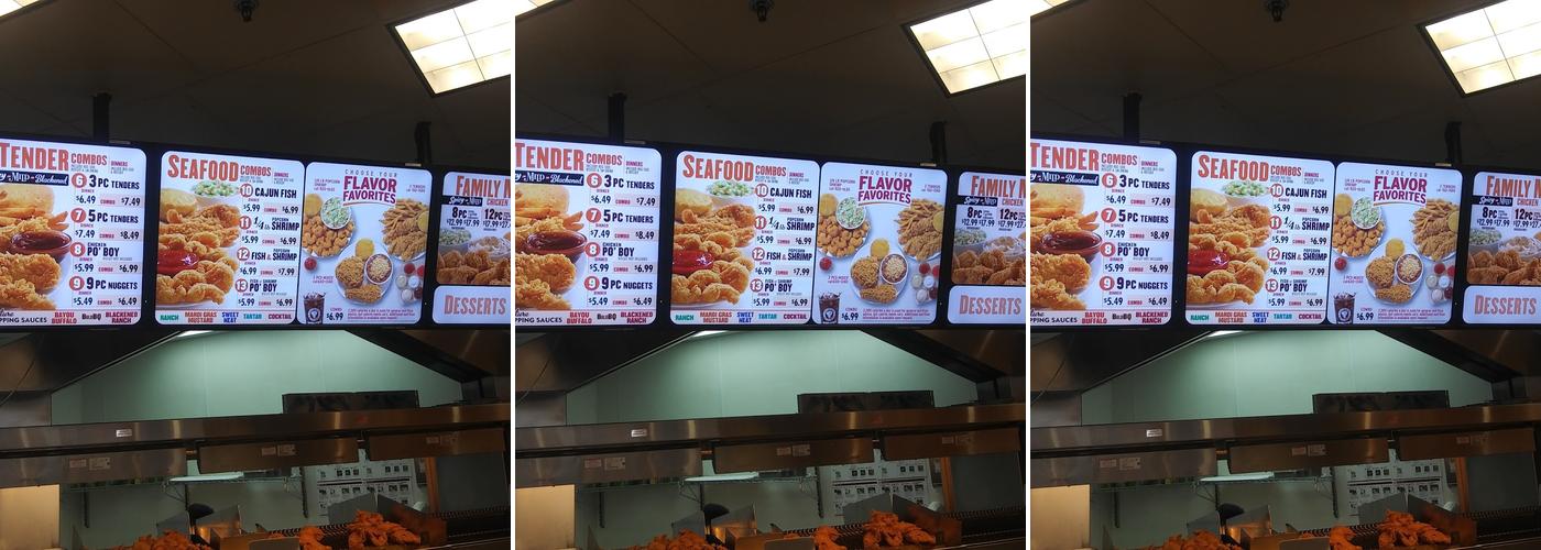 Popeyes Louisiana Kitchen Menu