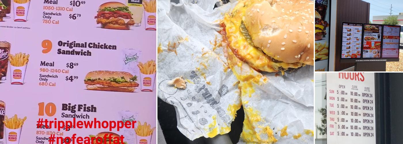 Burger King Menu