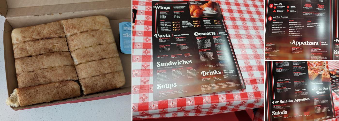 Pizza Hut Menu