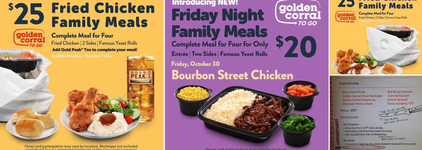 Golden Corral Buffet & Grill Menu