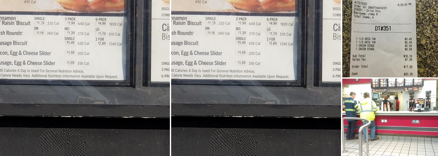 Hardee’s Menu