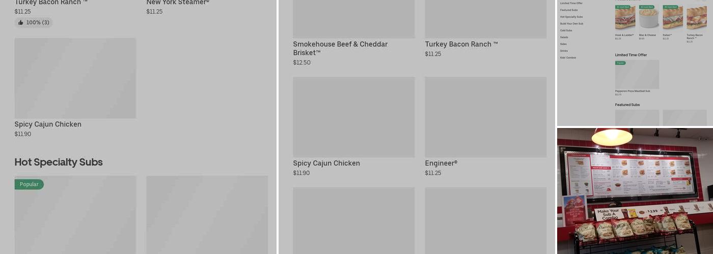 Firehouse Subs Monroe Menu