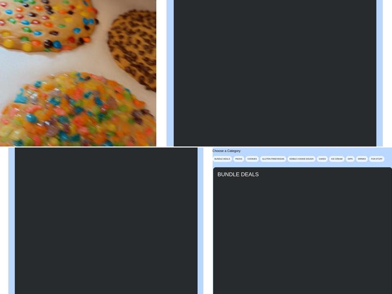 Cookie Munchers Menu