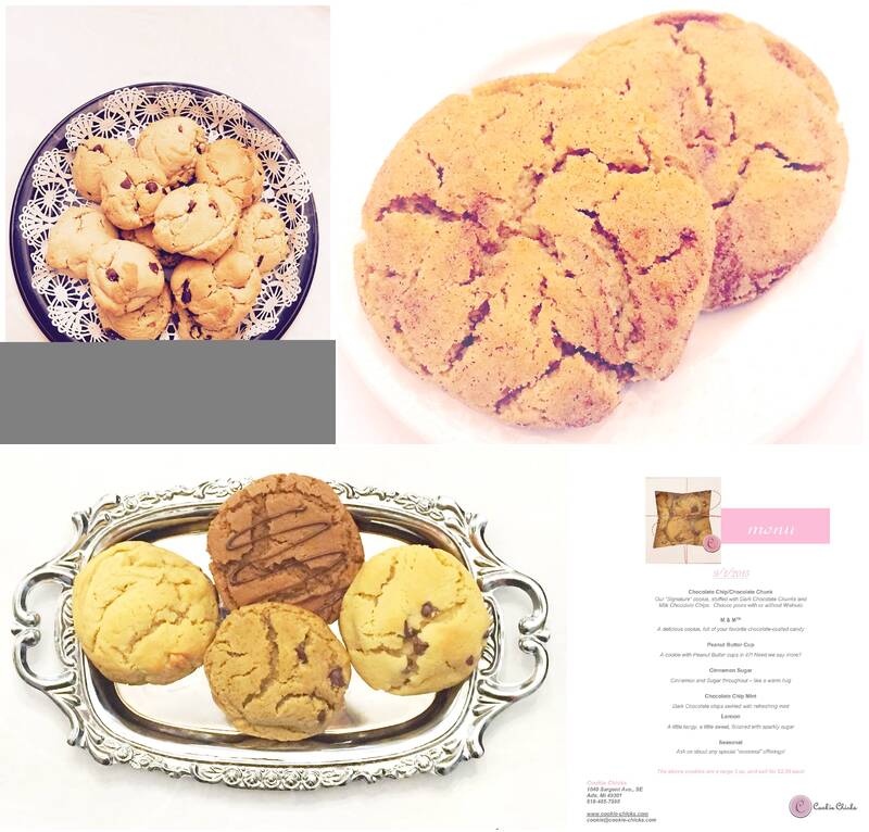 Cookie Chicks Menu