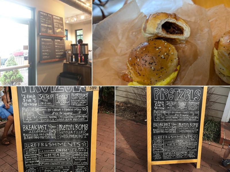 The Pretzel Bakery Menu