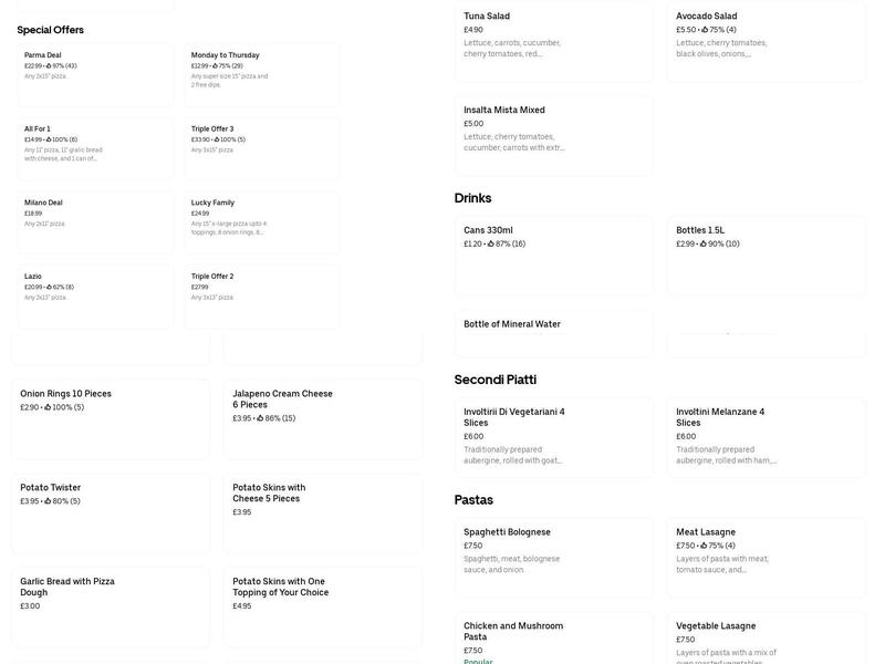 Dirty Burgers & Wings Menu