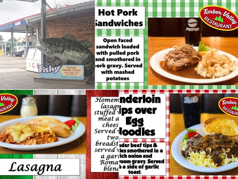 Hixton Travel Plaza Menu