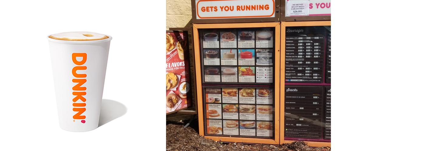 Dunkin' Menu