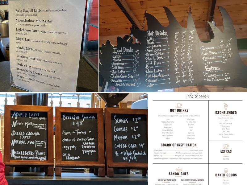 Java Moose Espresso Cafe Menu