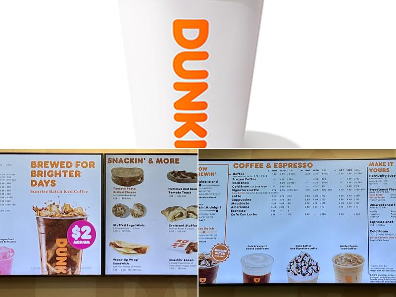 Dunkin' Menu