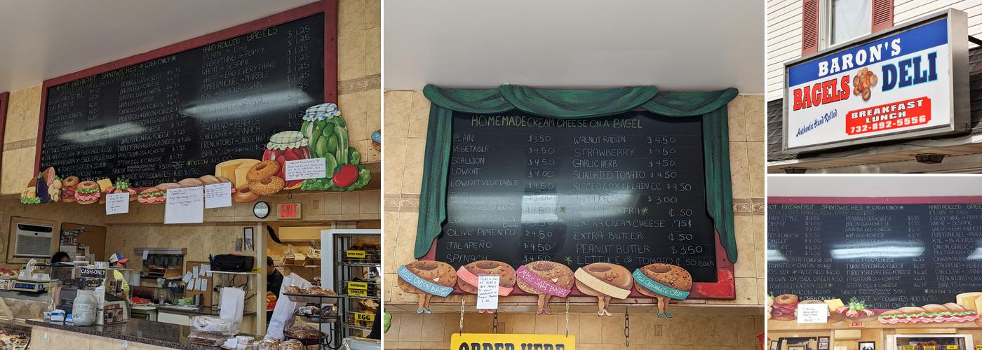 Baron's Bagels - Point Pleasant Menu