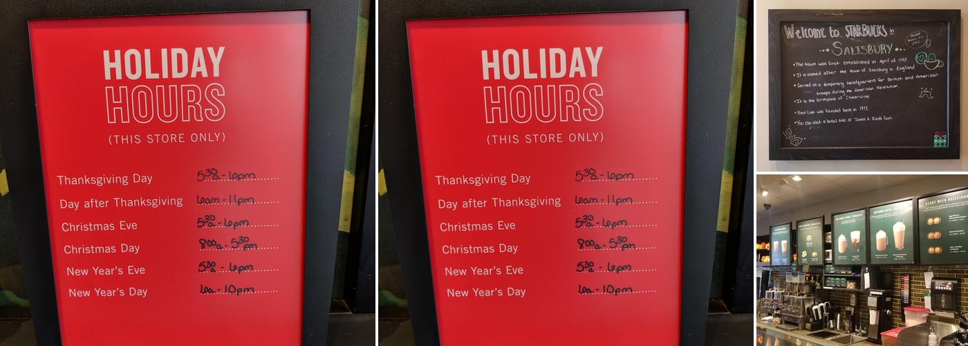 Starbucks Menu
