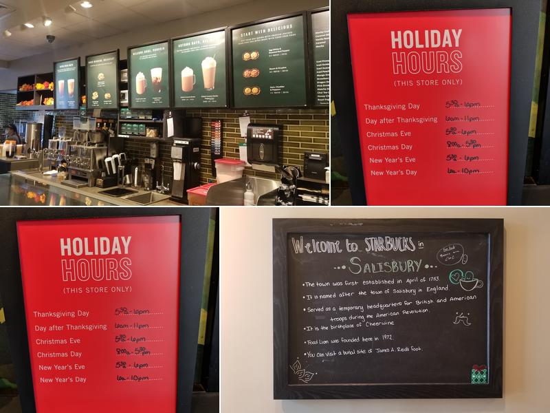 Starbucks Menu