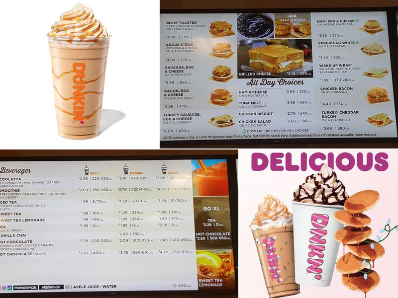 Dunkin' Menu