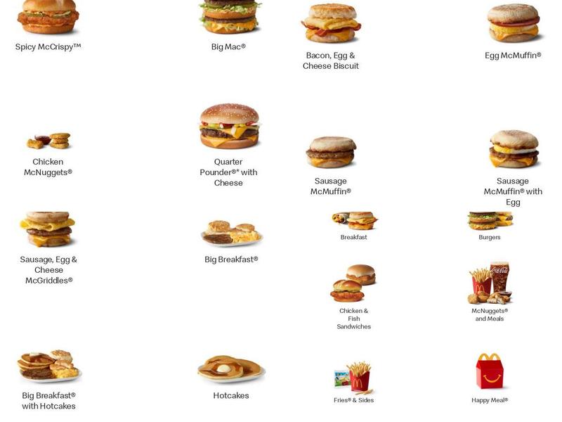 McDonald's Menu