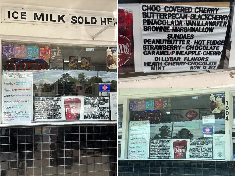 Dairy Queen Store Menu