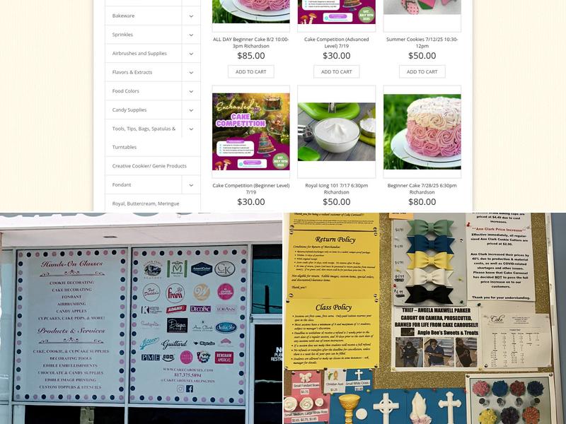 Cake Carousel Menu