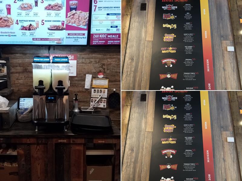 Zaxby's Chicken Fingers & Buffalo Wings Menu